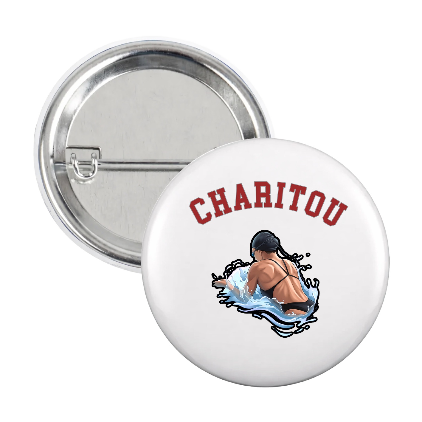 Game Day Button — Shirsey Arch in White