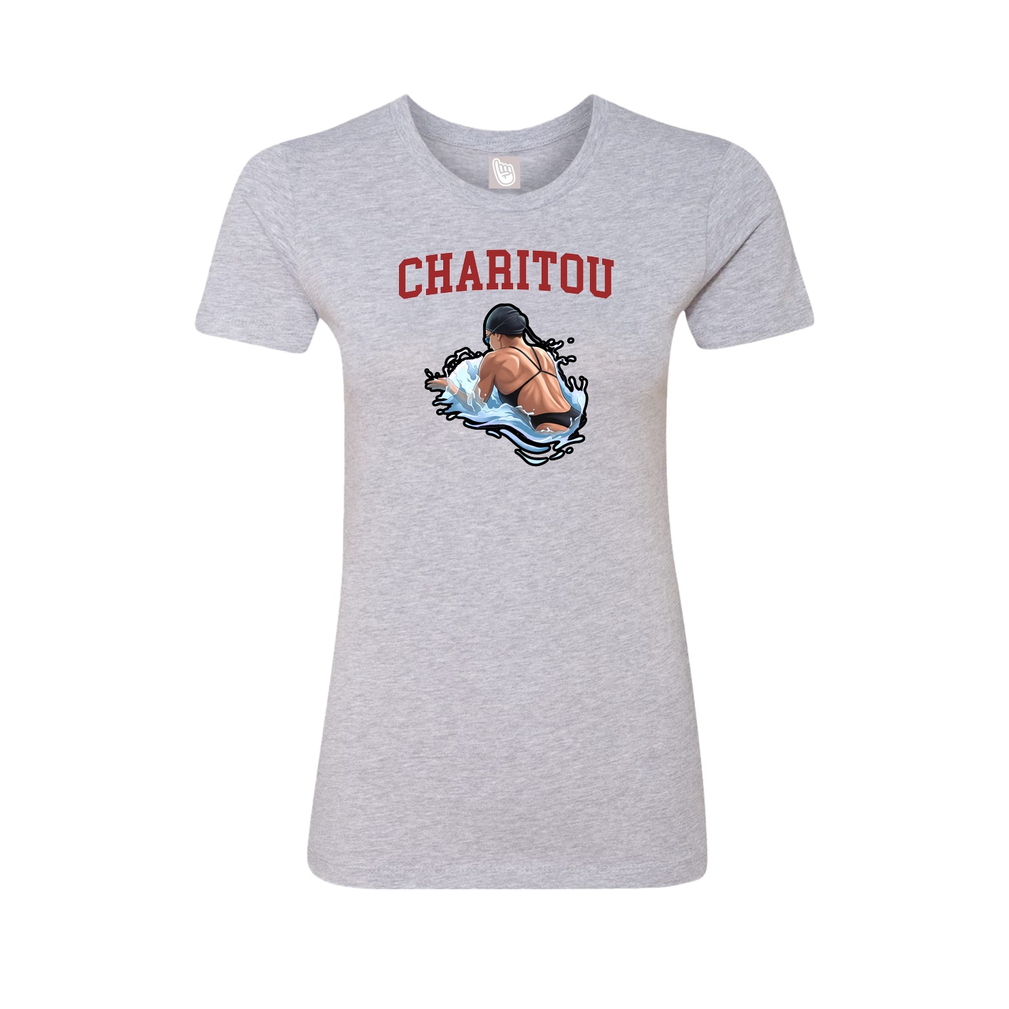 Fitted Women's Tee — Shirsey in Grey