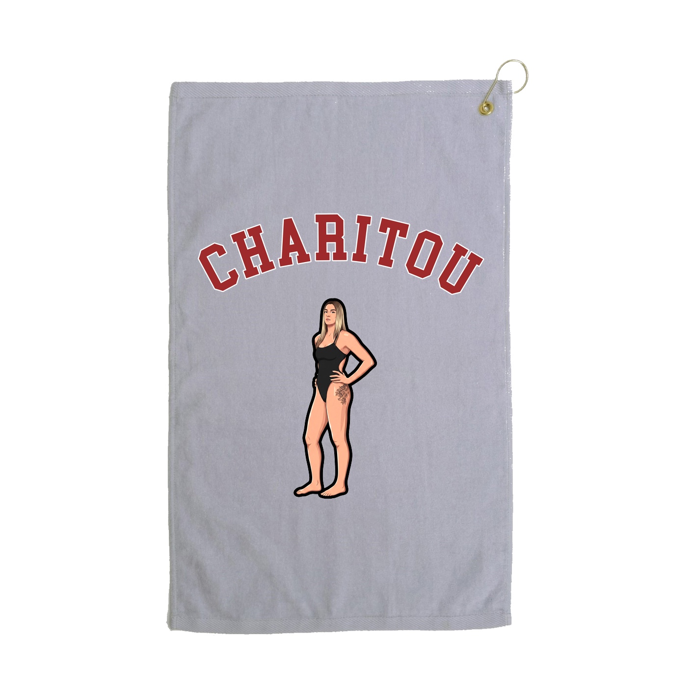 Golf Towel — Shirsey Arch in Grey