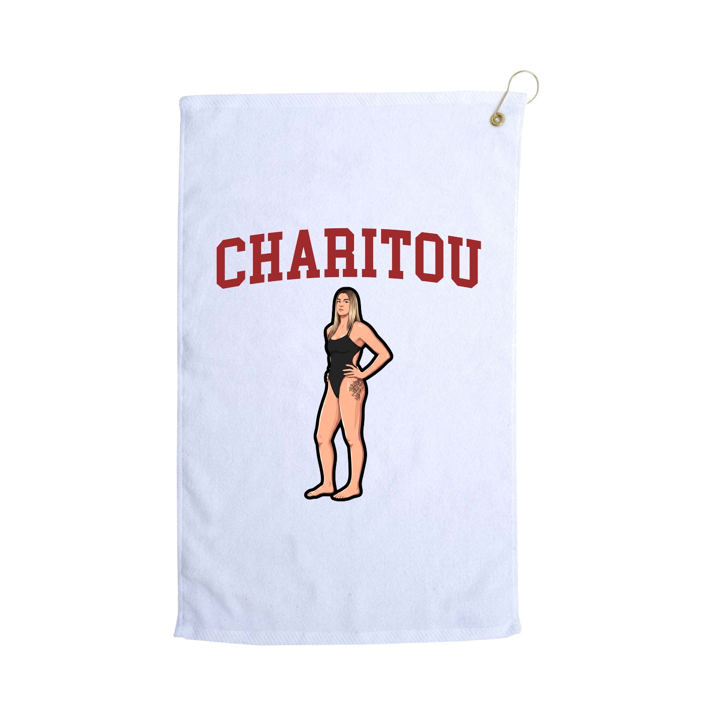 Golf Towel — Shirsey in White