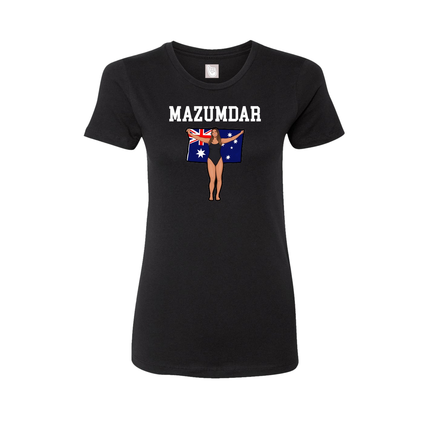 Fitted Women's Tee — Shirsey in Black