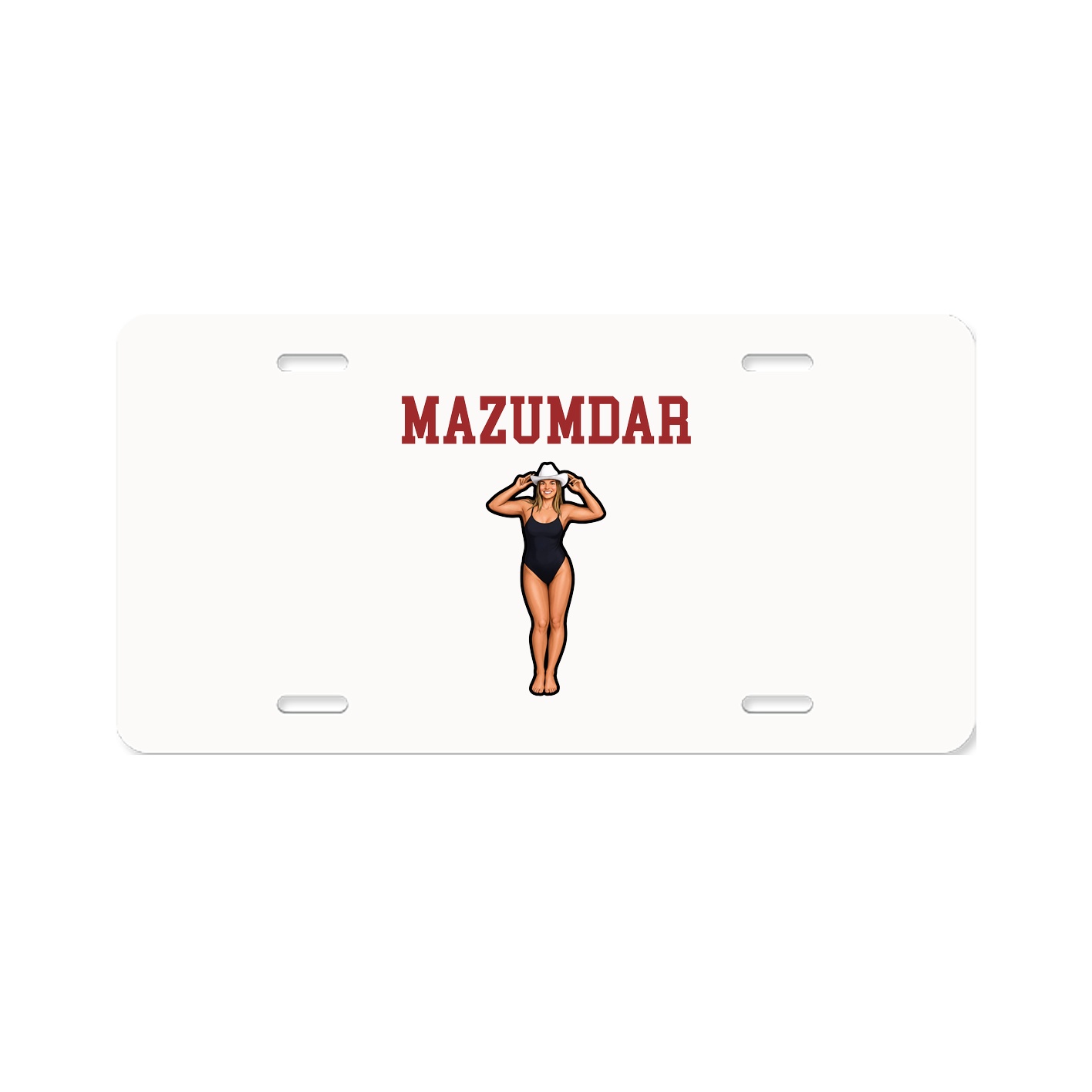 License Plate — Shirsey in Classic