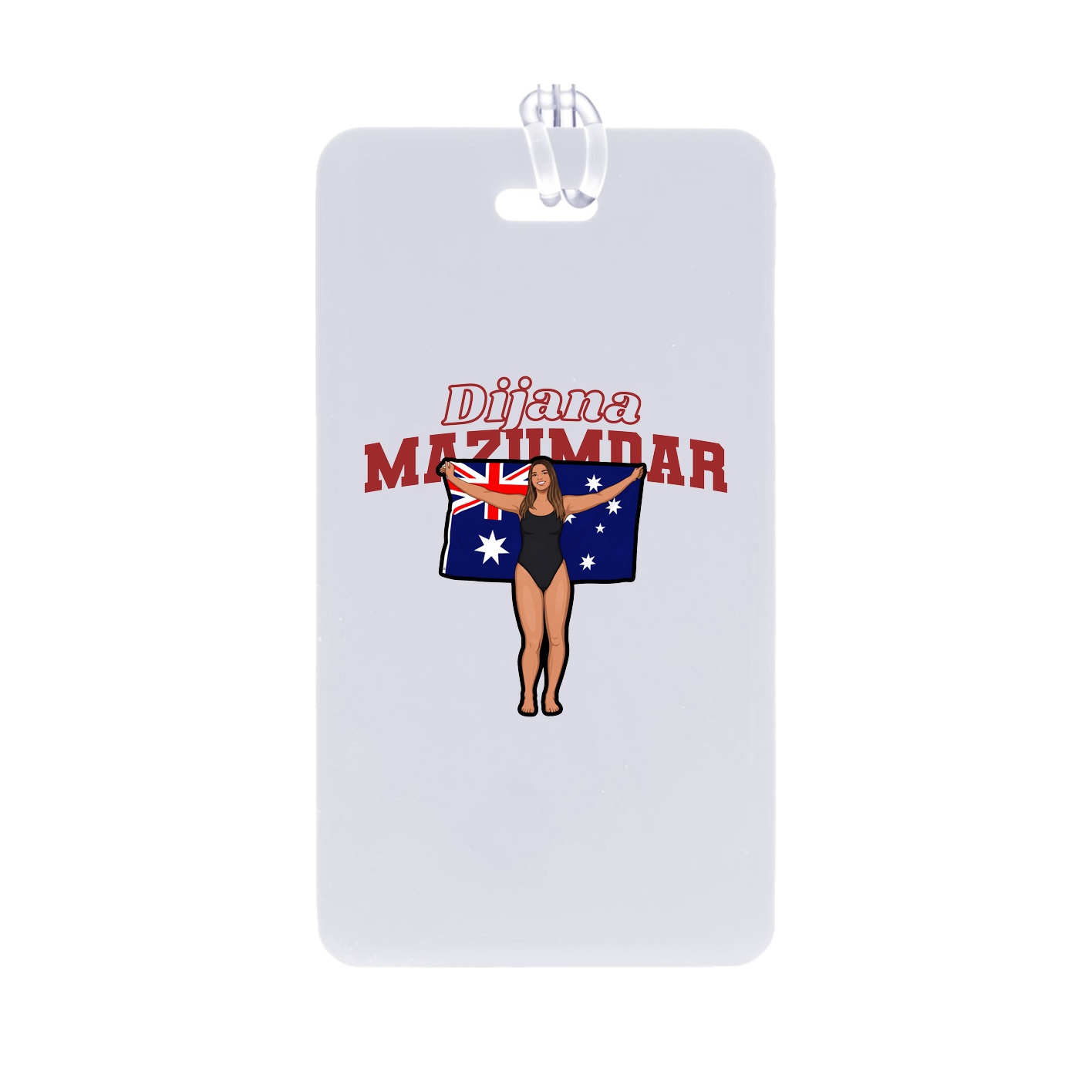 Bag Tag — Name Arch in Classic