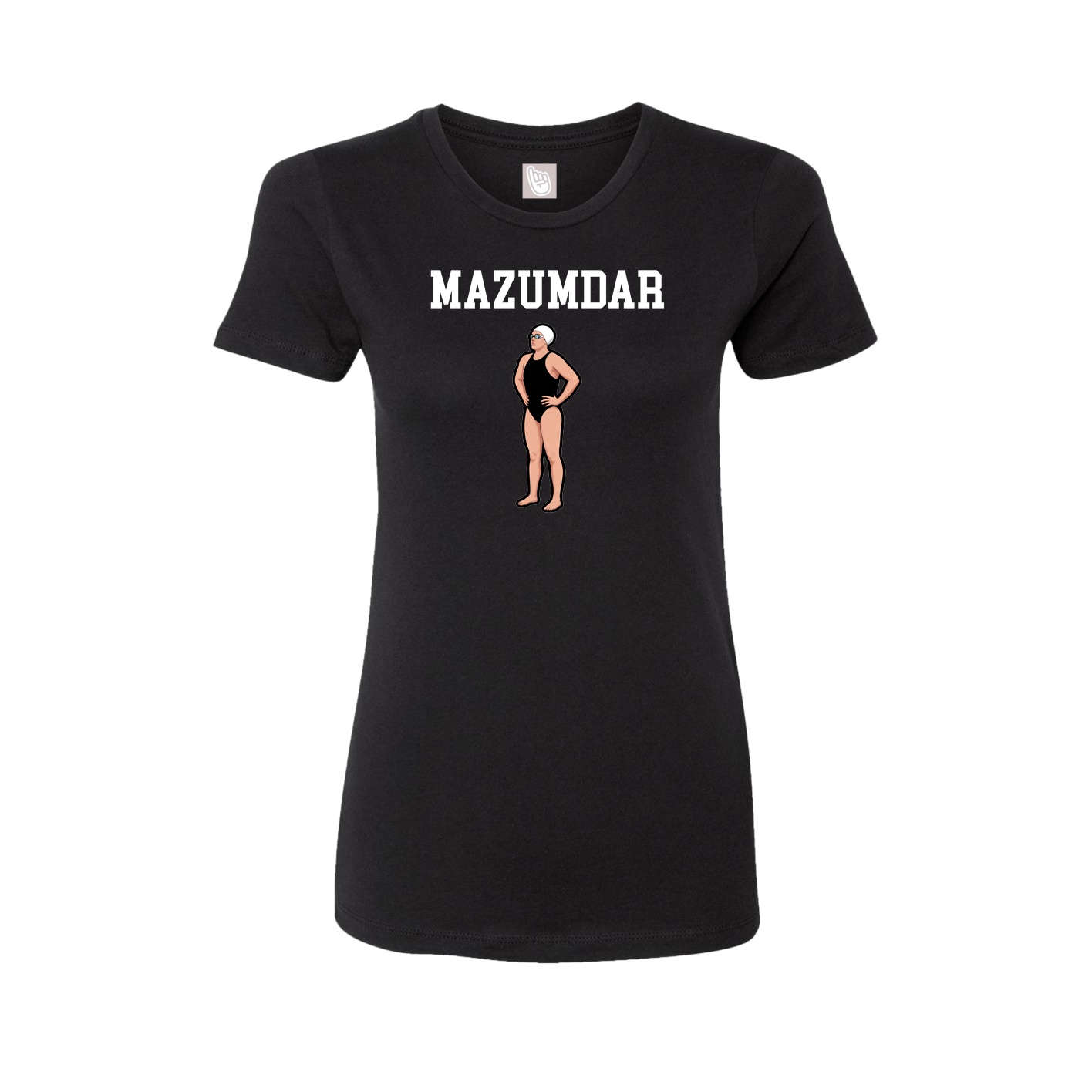 Fitted Women's Tee — Shirsey in Black