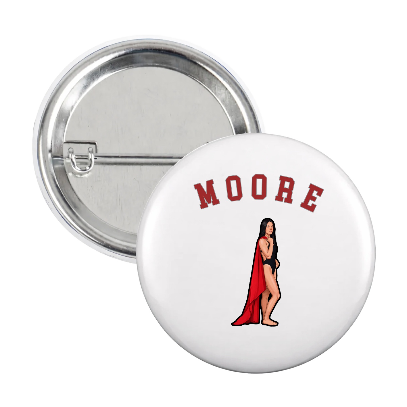 Game Day Button — Shirsey Arch in White