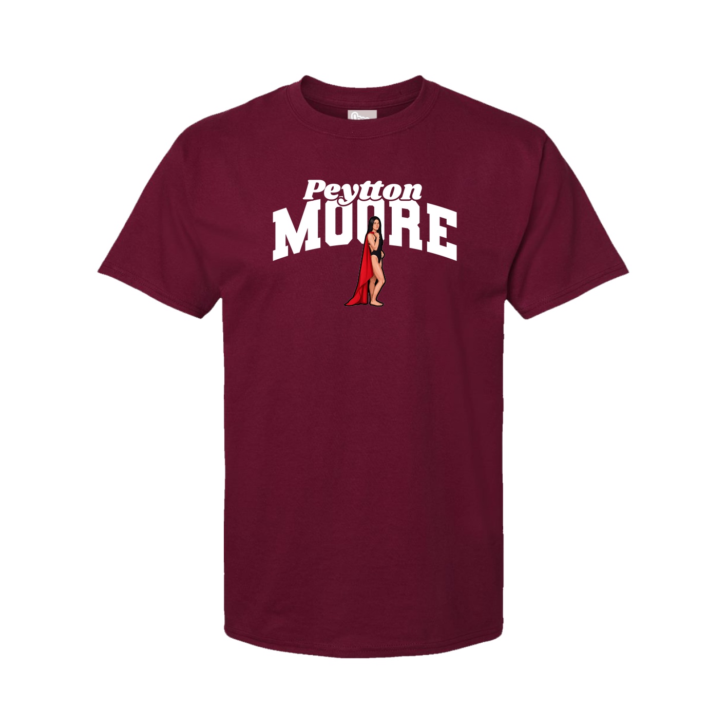 Tee — Signature Arch in Cardinal