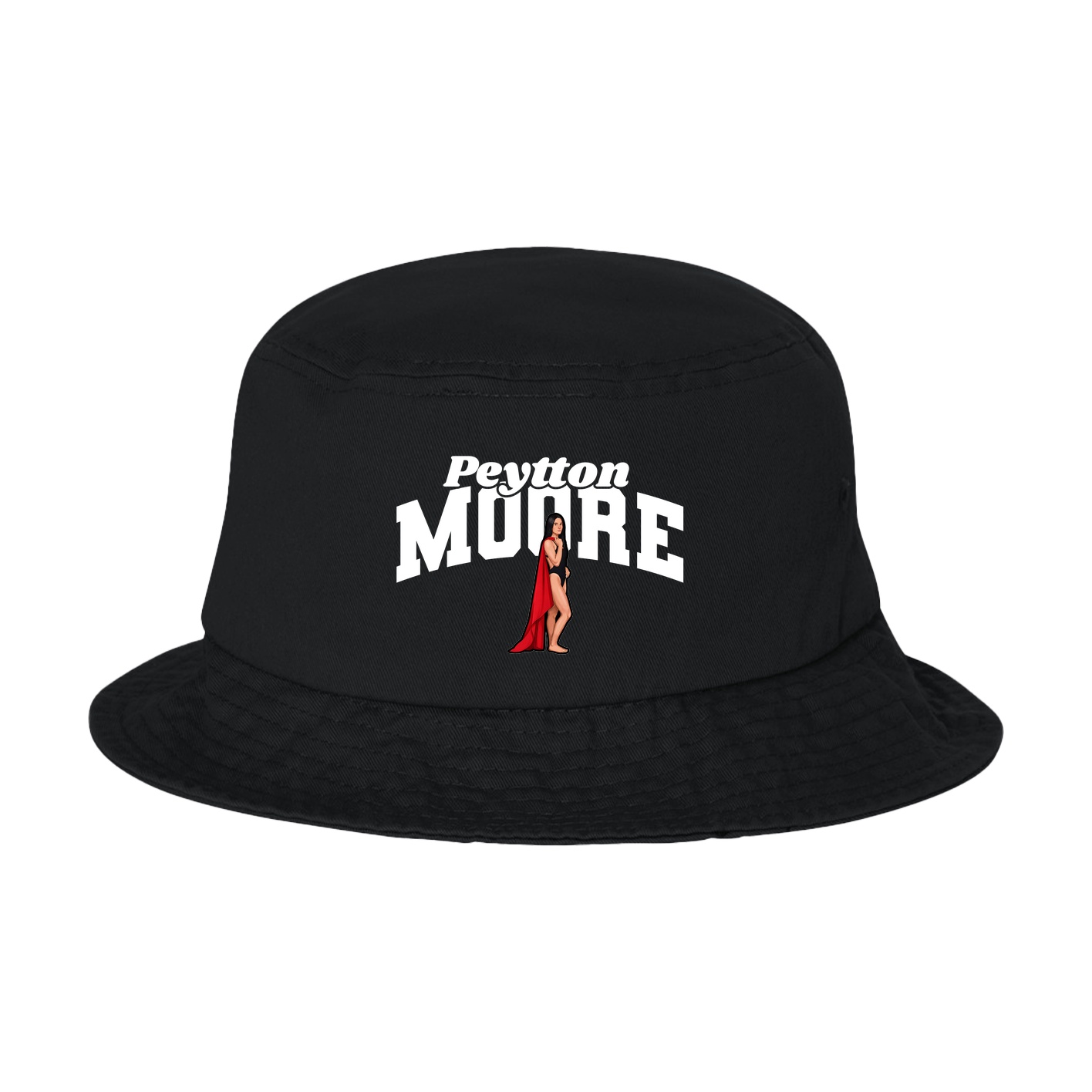 Bucket Cap — Signature Arch in Black