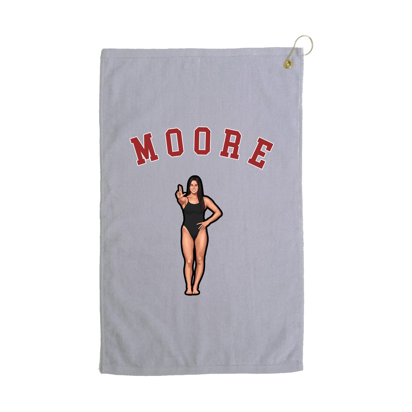 Golf Towel — Shirsey Arch in Grey