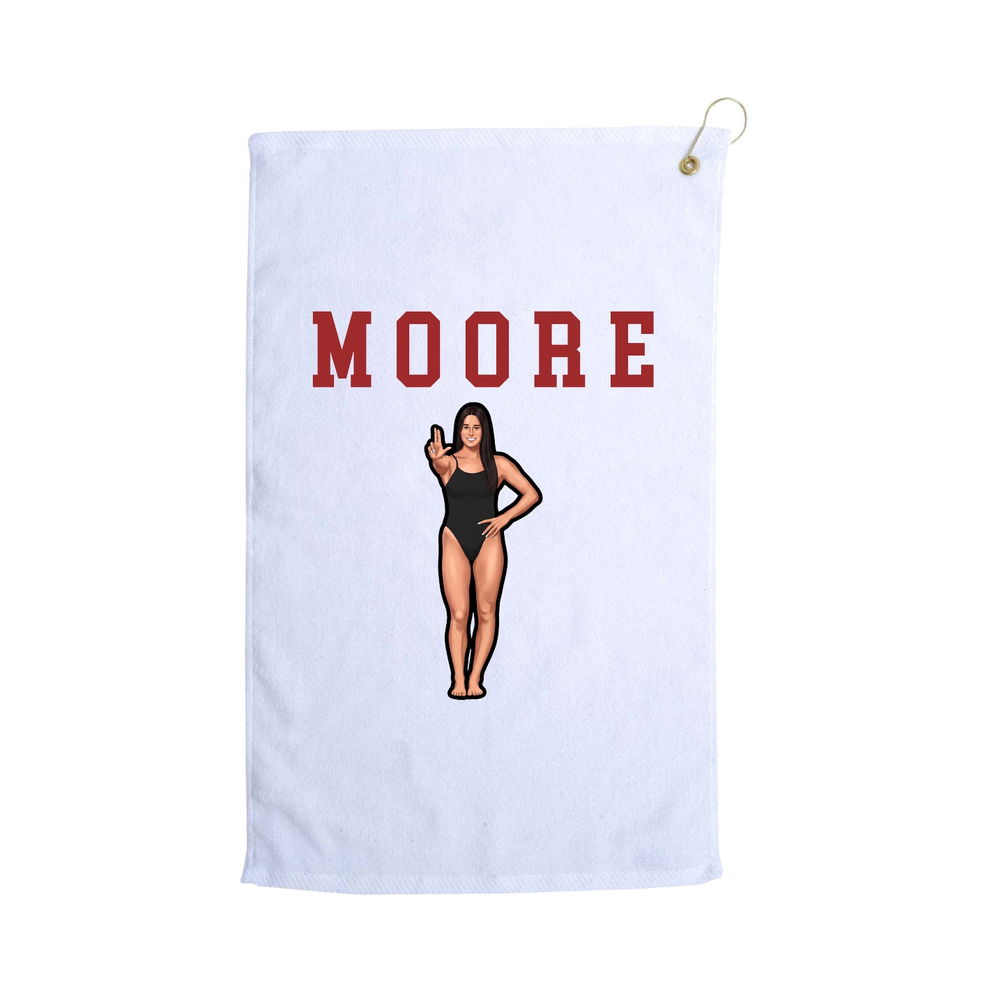 Golf Towel — Shirsey in White