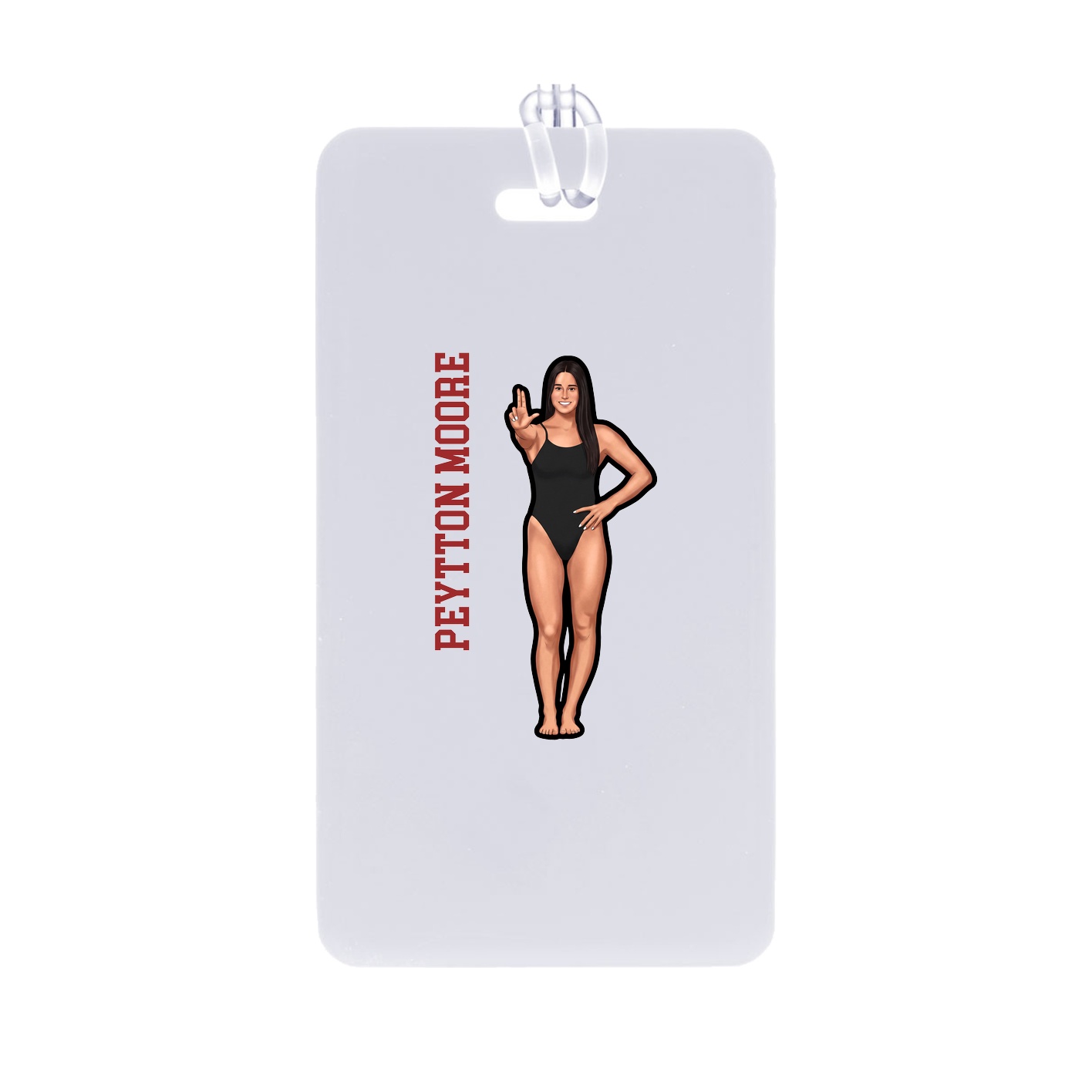 Bag Tag — Name Vertical in Classic