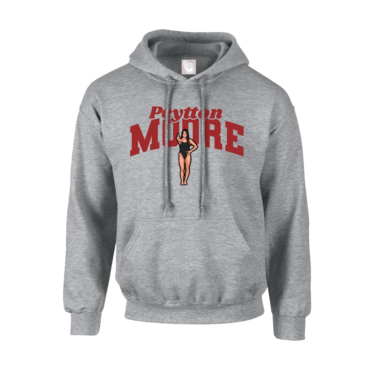 Hoodie — Signature Arch in Grey