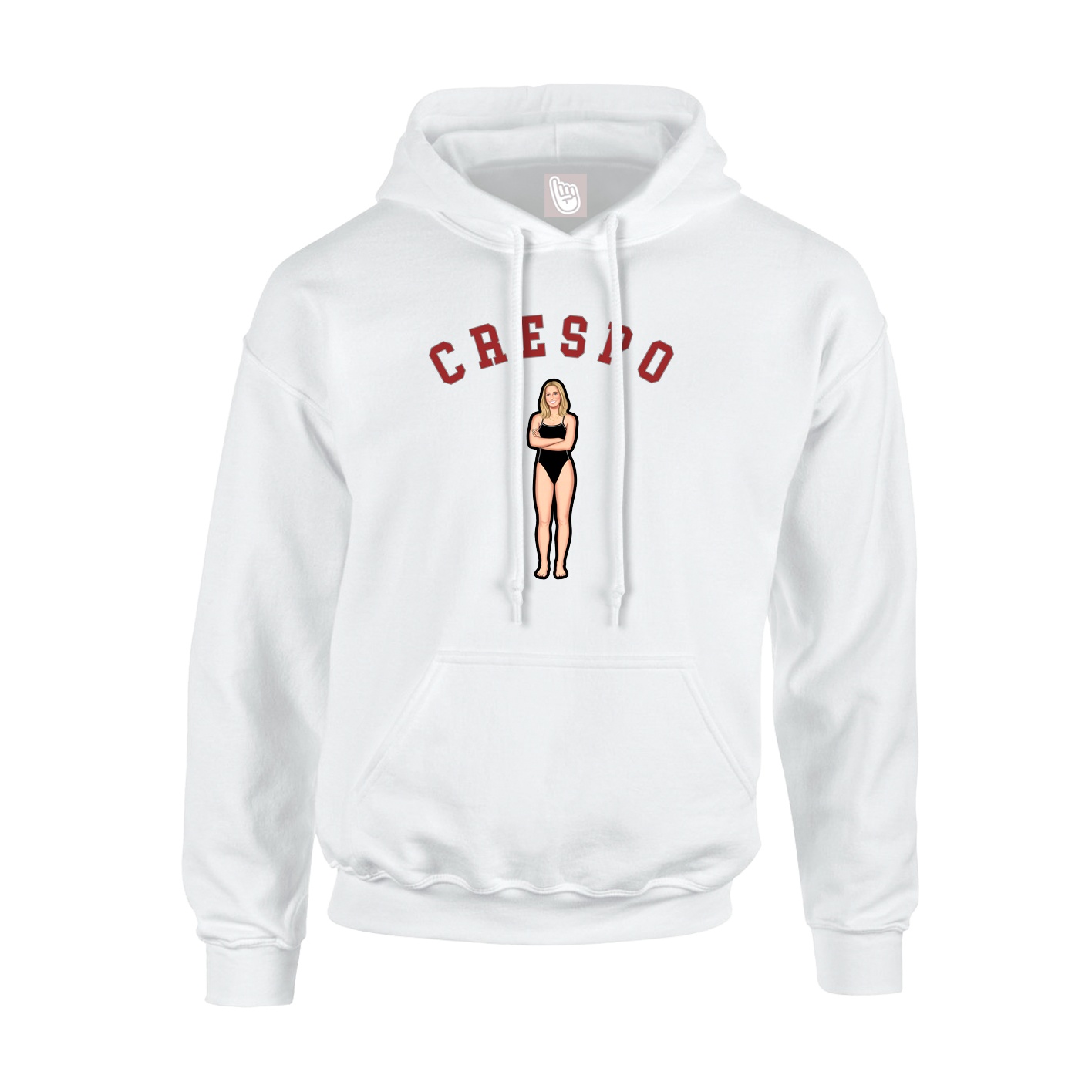 Hoodie — Shirsey Arch in White