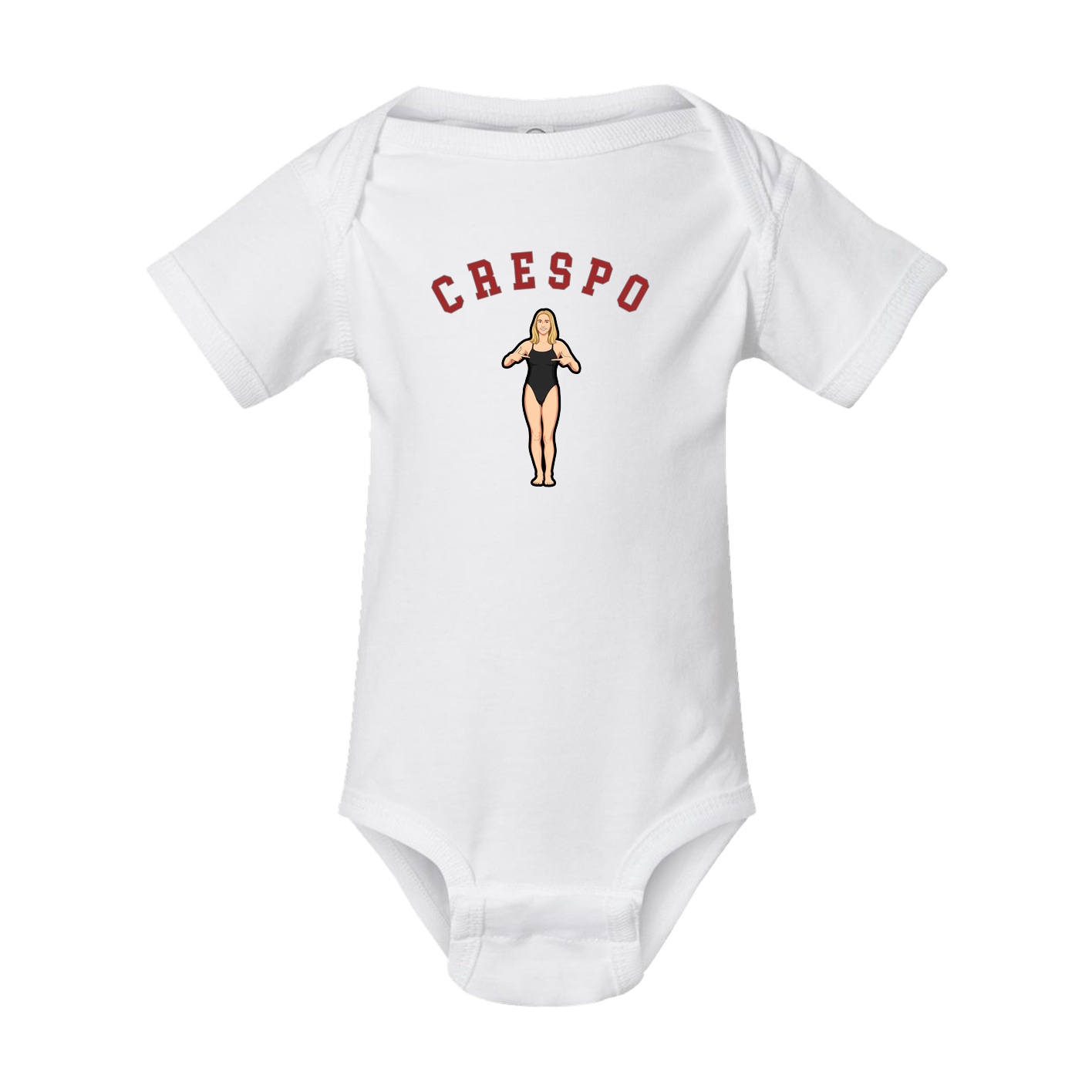 Baby Onesie — Shirsey Arch in White