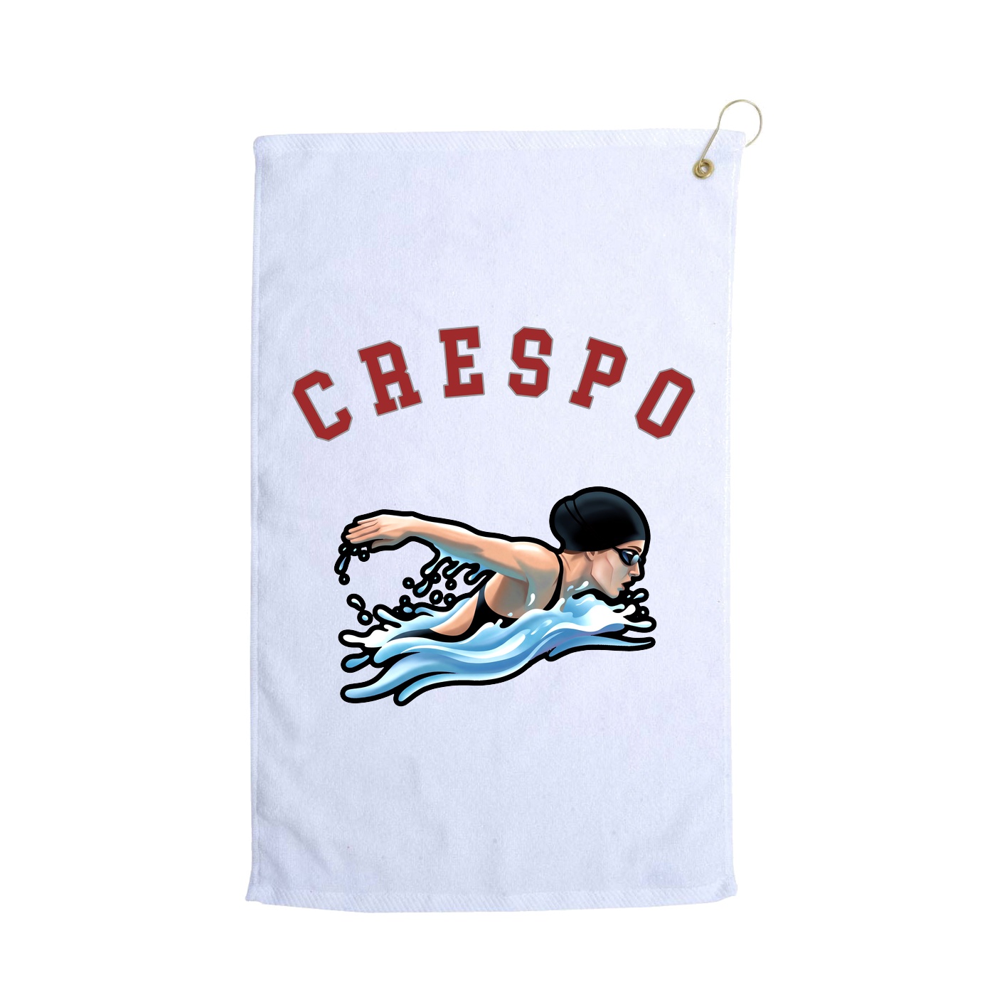 Golf Towel — Shirsey Arch in White