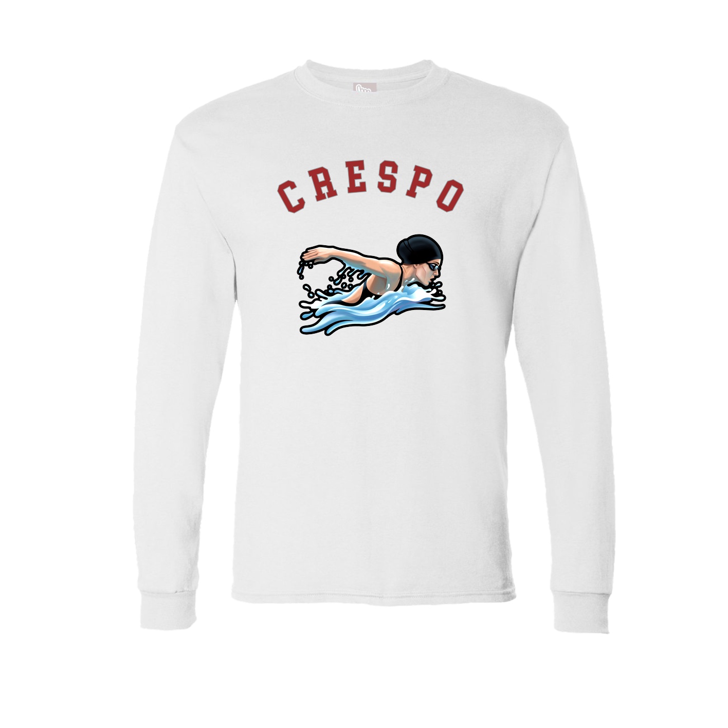 Long Sleeve Tee — Shirsey Arch in White