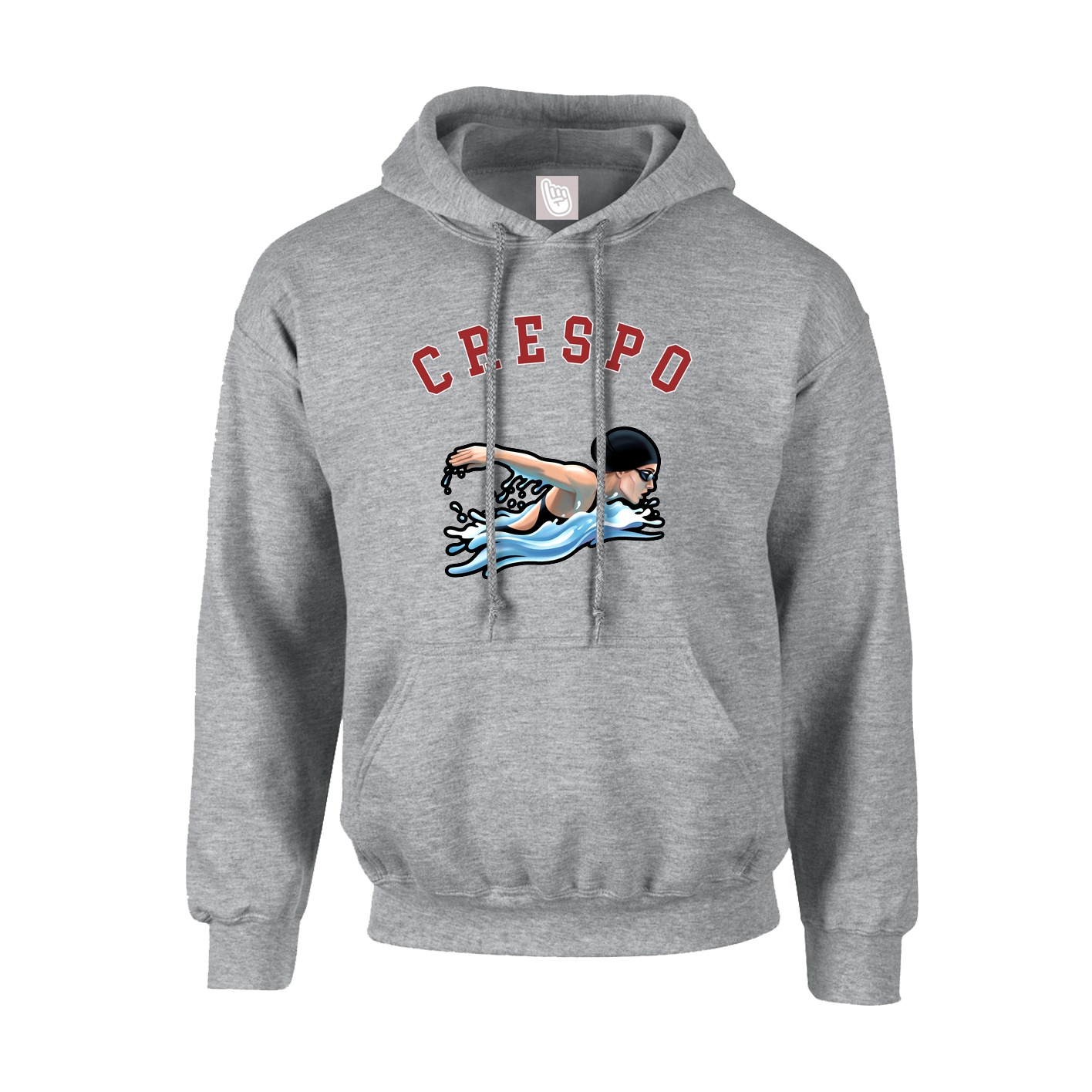 Youth Hoodie — Shirsey Arch in Grey