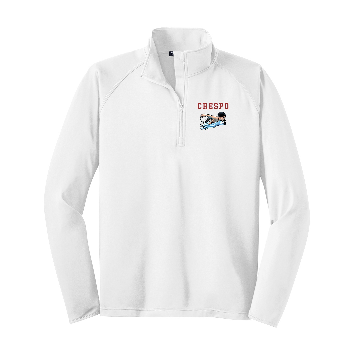Q-Zip Pullover — Shirsey in White
