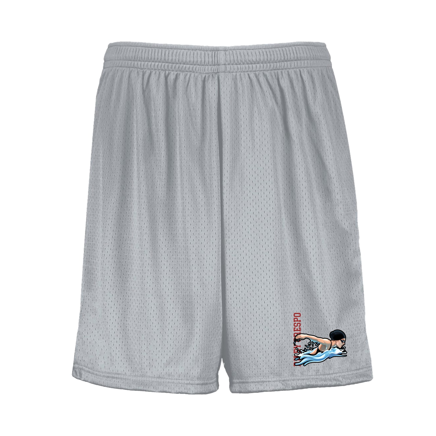 Shorts — Name Vertical in Silver