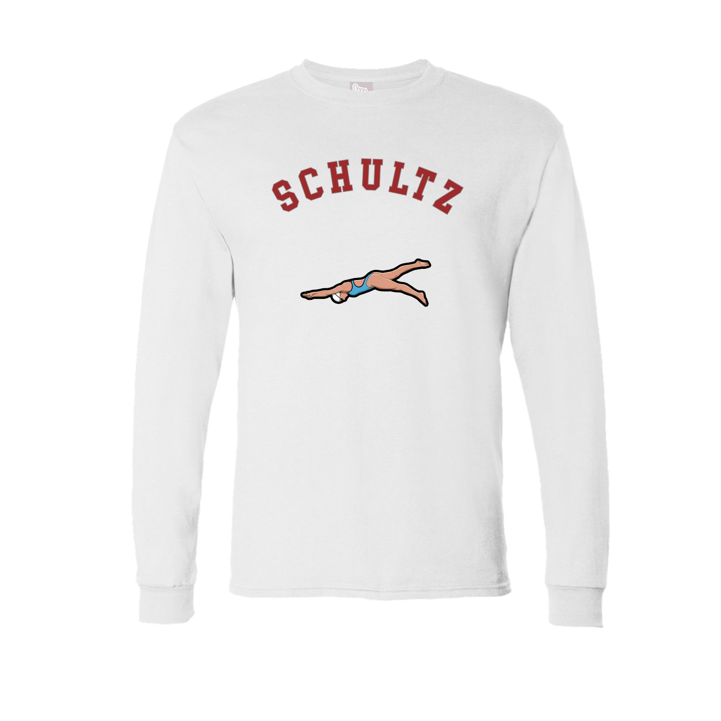 Long Sleeve Tee — Shirsey Arch in White