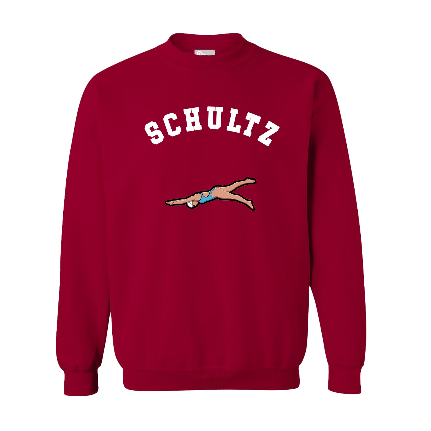 Fleece Crew — Shirsey Arch in Cardinal
