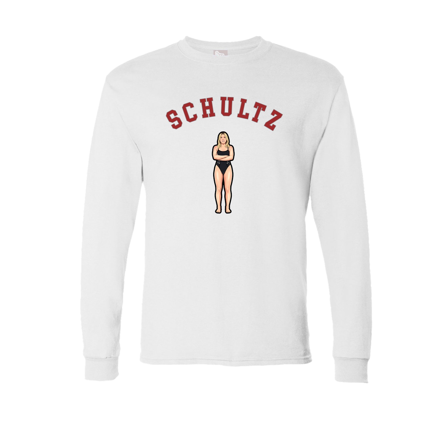 Long Sleeve Tee — Shirsey Arch in White