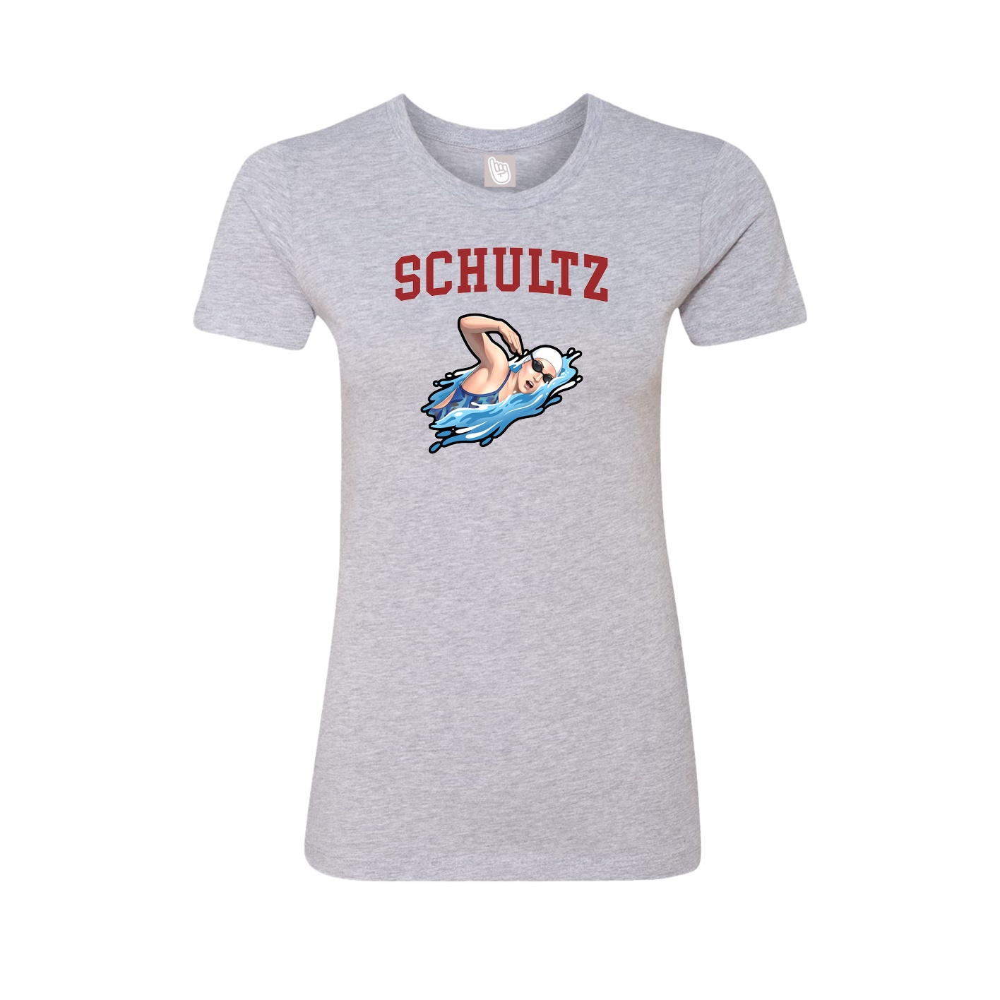 Fitted Women's Tee — Shirsey in Grey