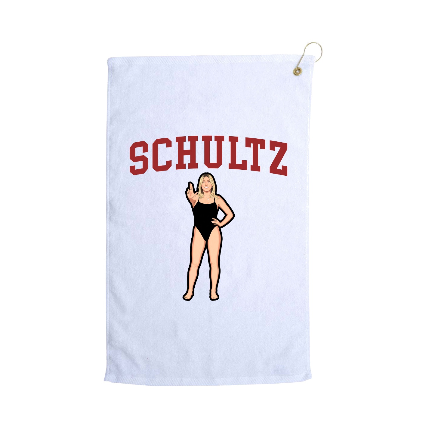 Golf Towel — Shirsey in White
