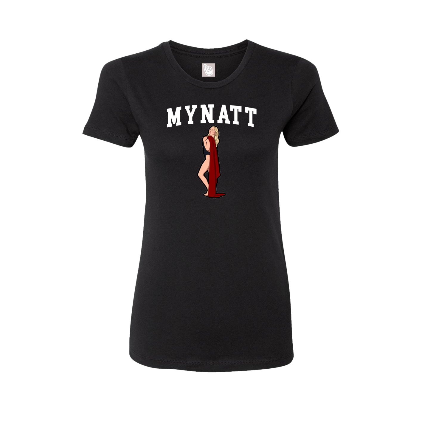 Fitted Women's Tee — Shirsey in Black