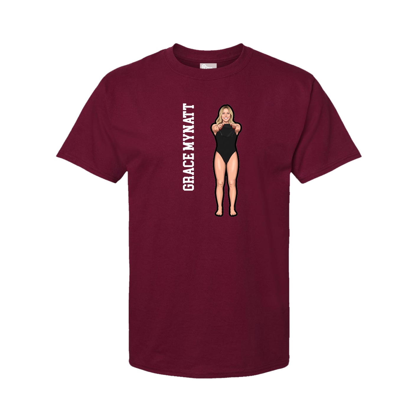 Tee — Name Vertical in Cardinal