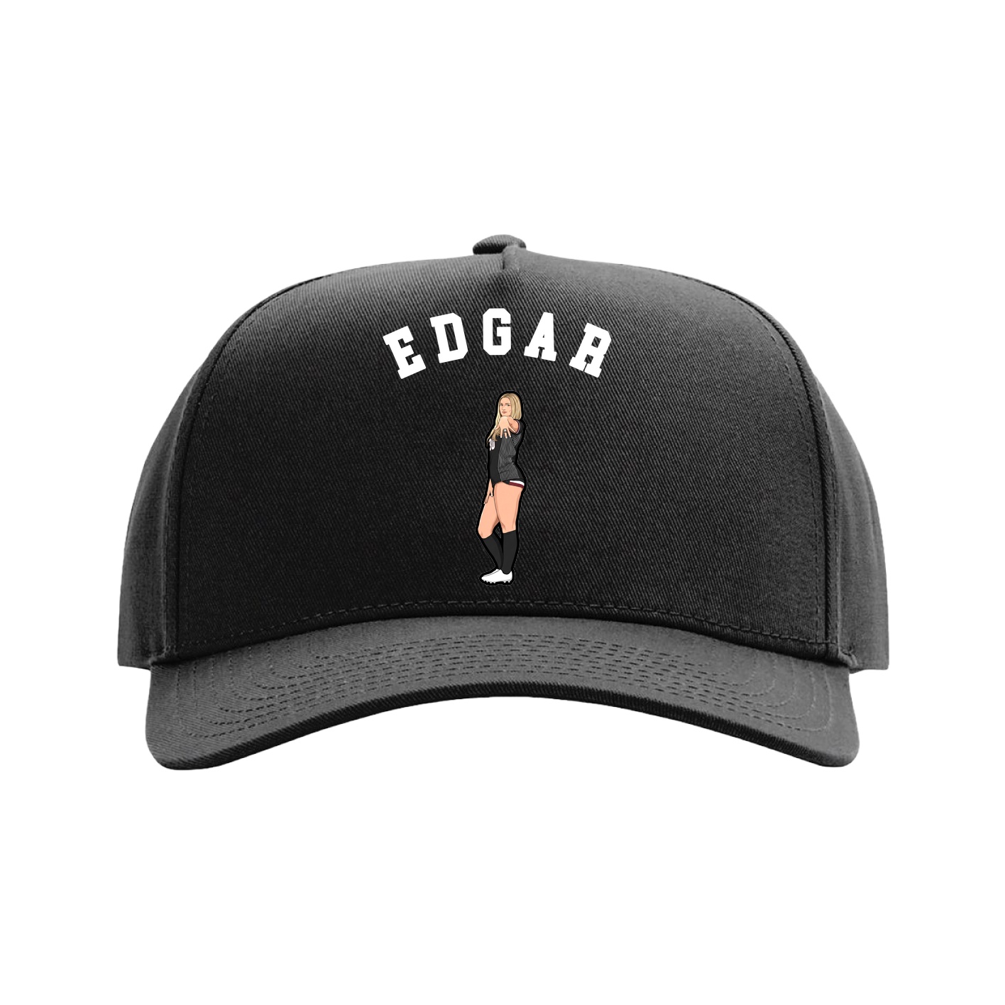 Full Fabric Five-Panel Champ Cap