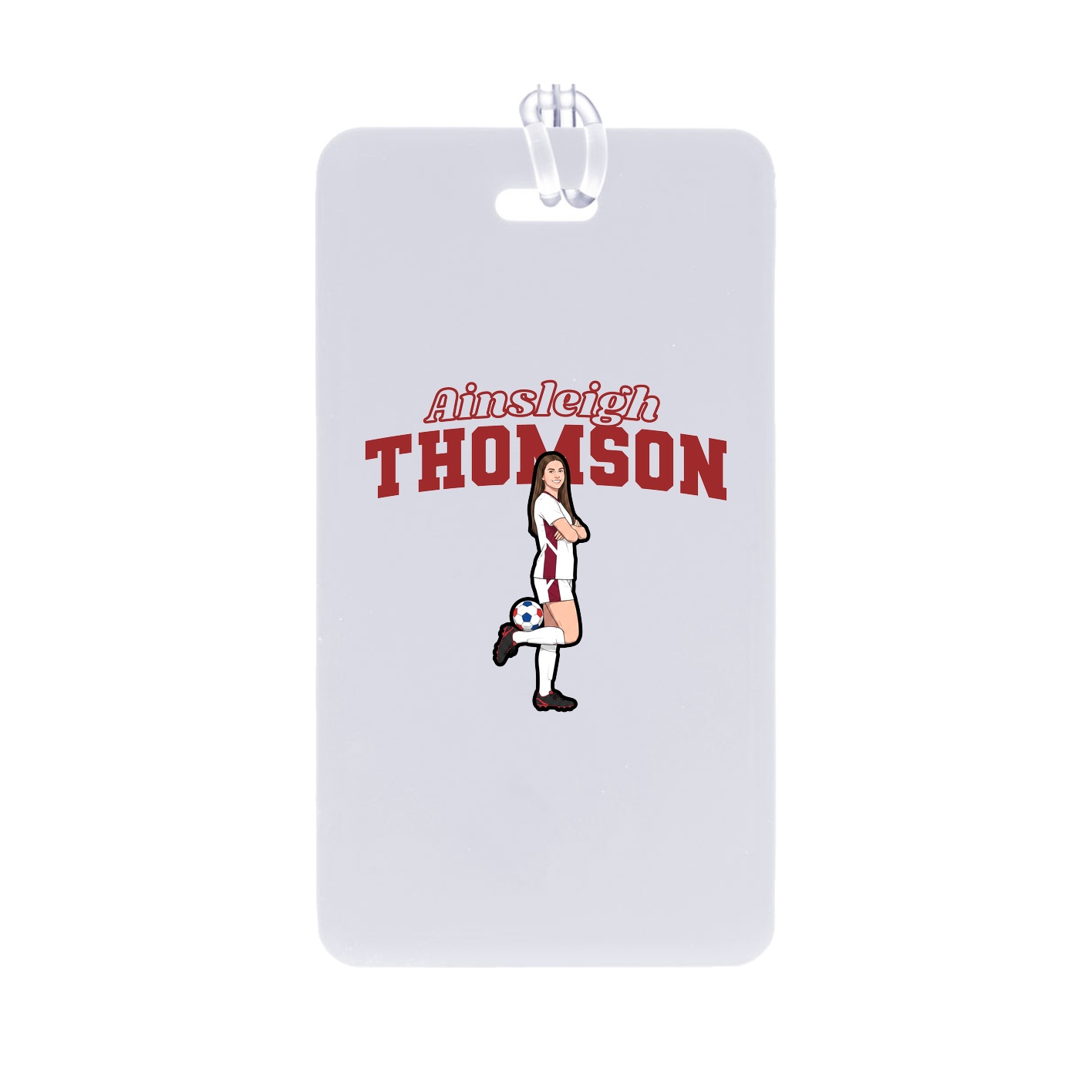 Bag Tag — Name Arch in Classic