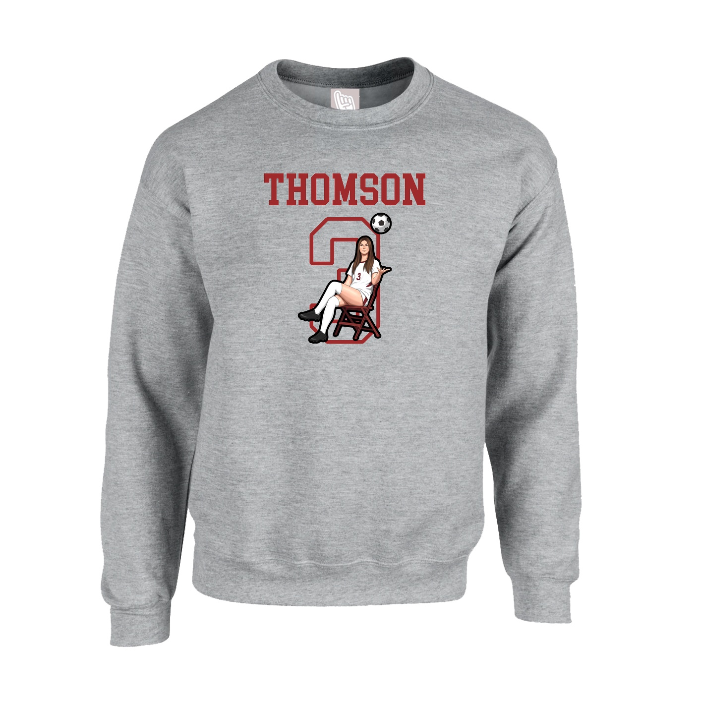 Fleece Crew — Shirsey in Grey