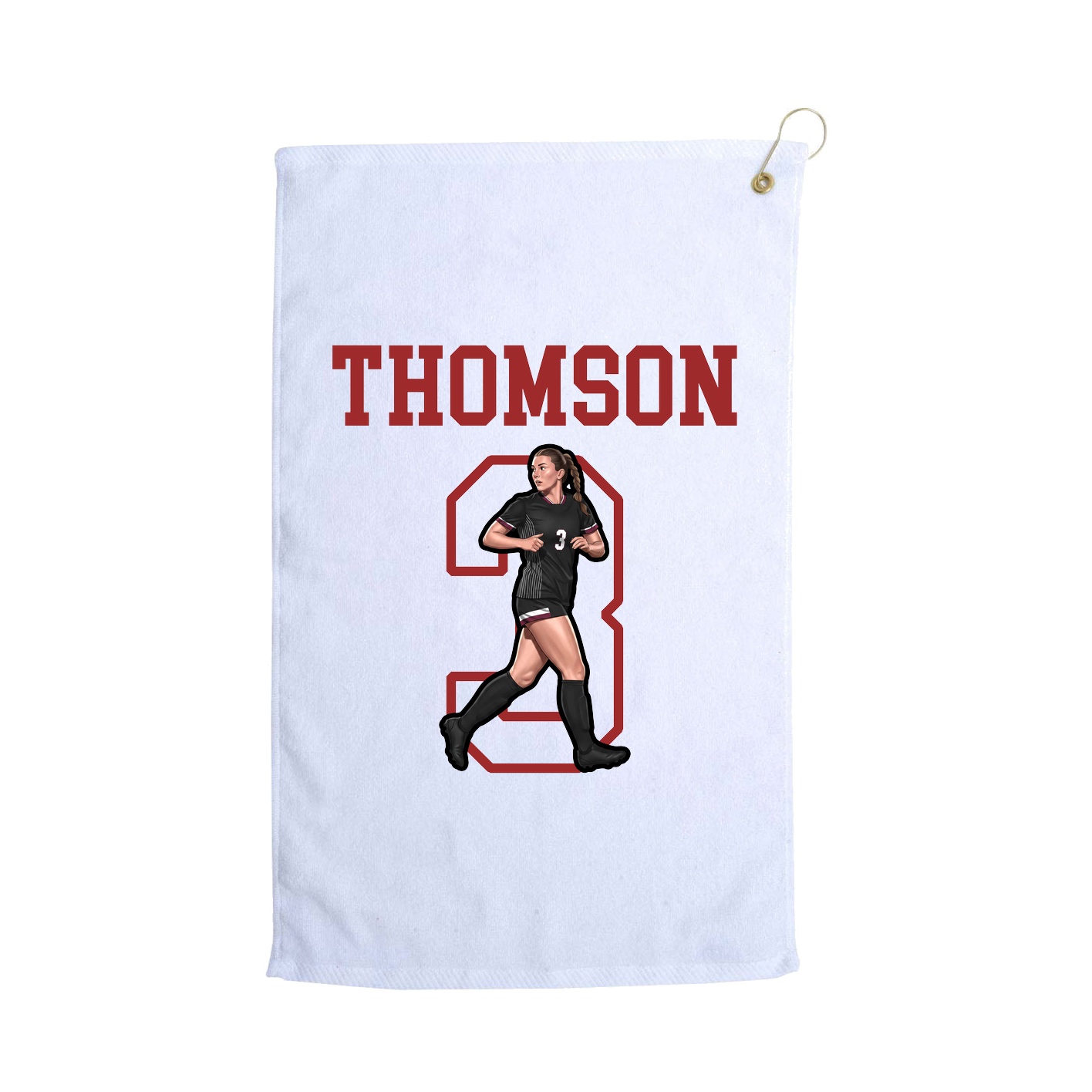 Golf Towel — Shirsey in White
