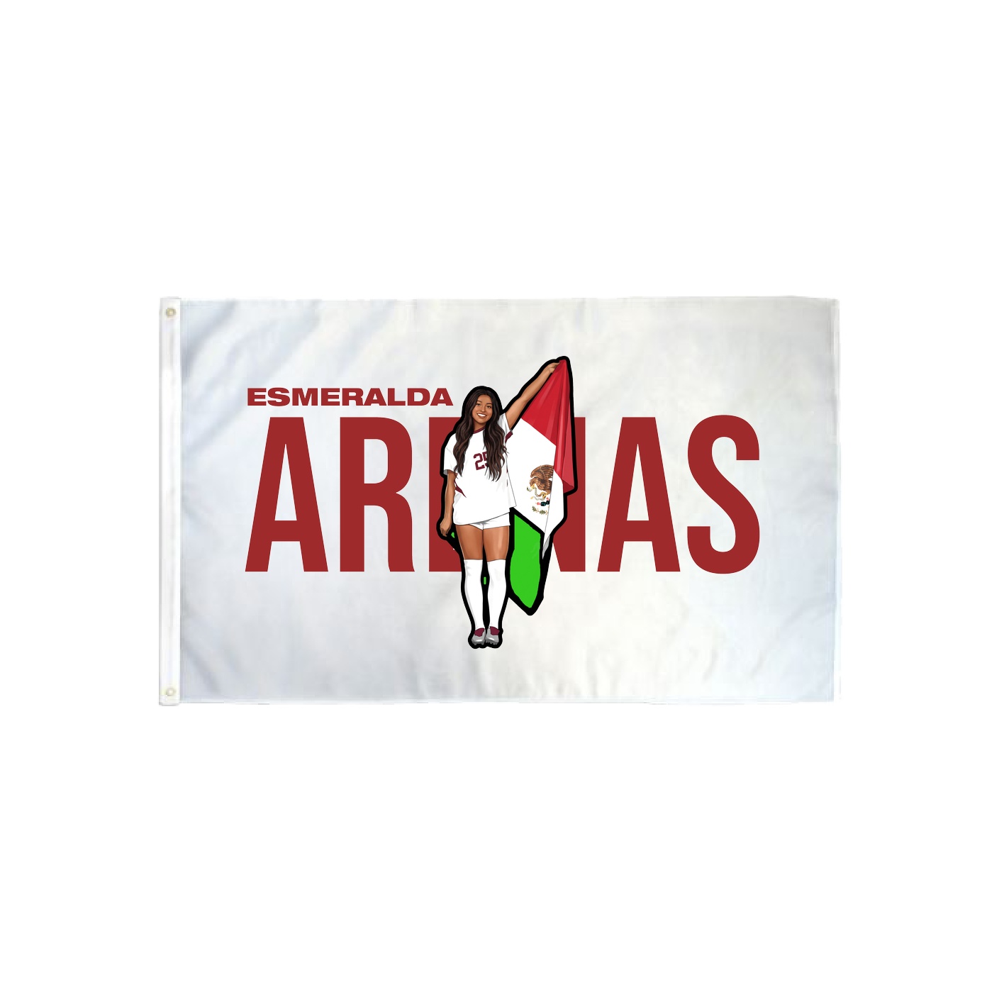 3x5 Flag — Player Name in Classic