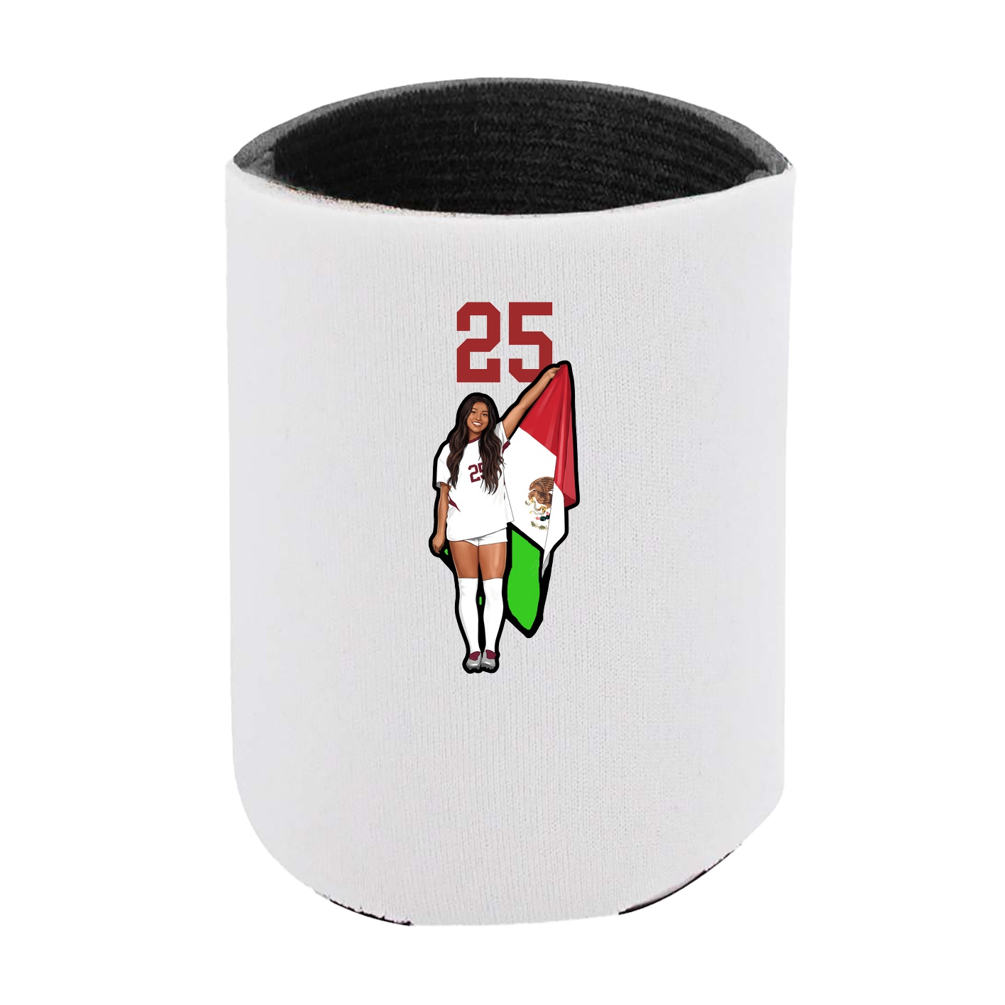 Can Holder — Number Top in White
