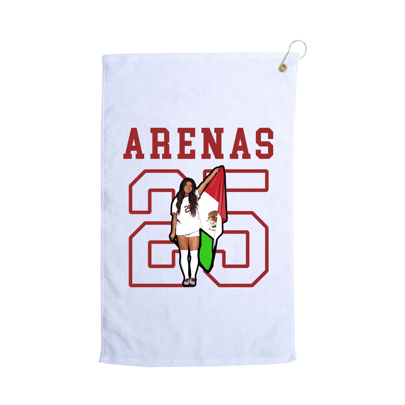 Golf Towel — Shirsey in White