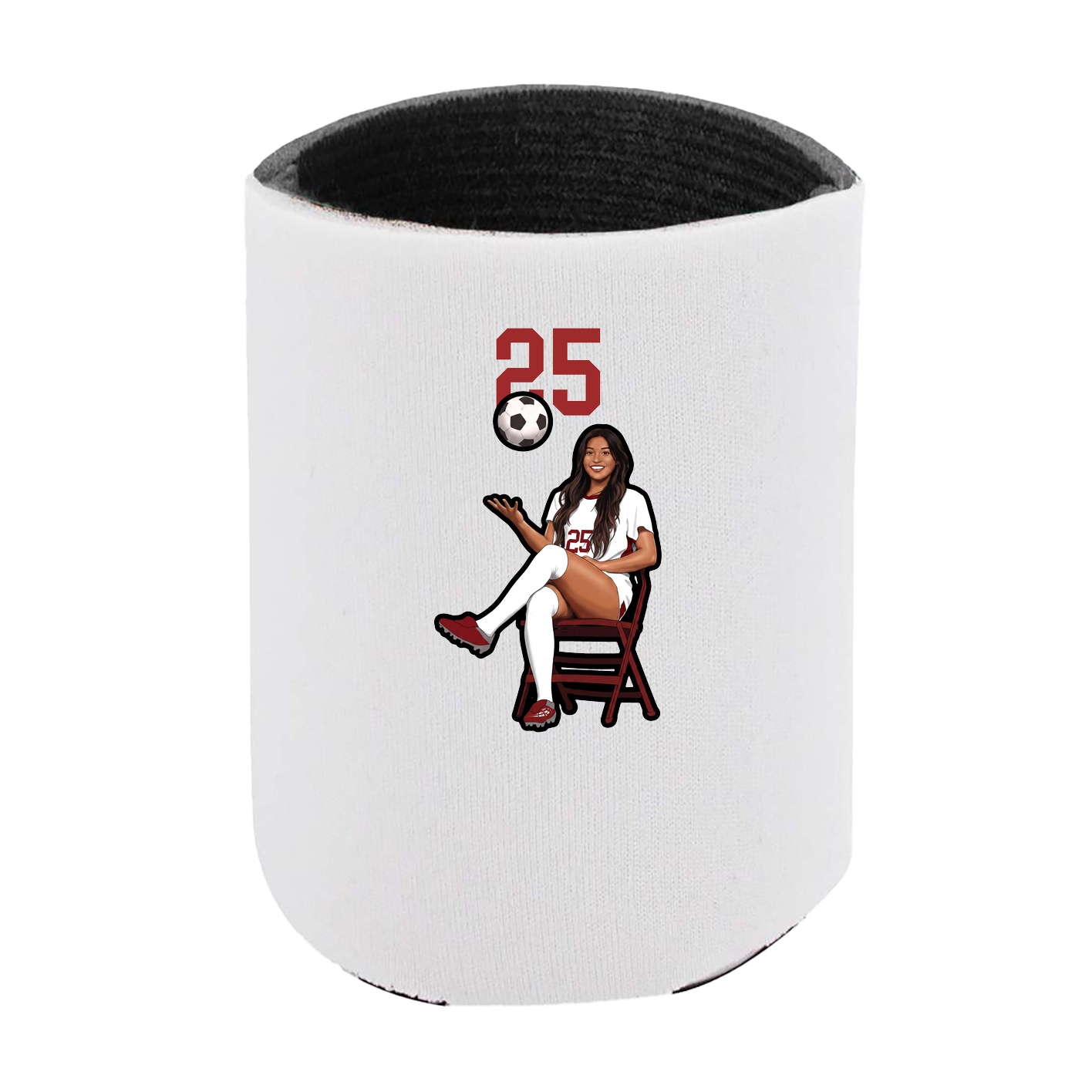 Can Holder — Number Top in White