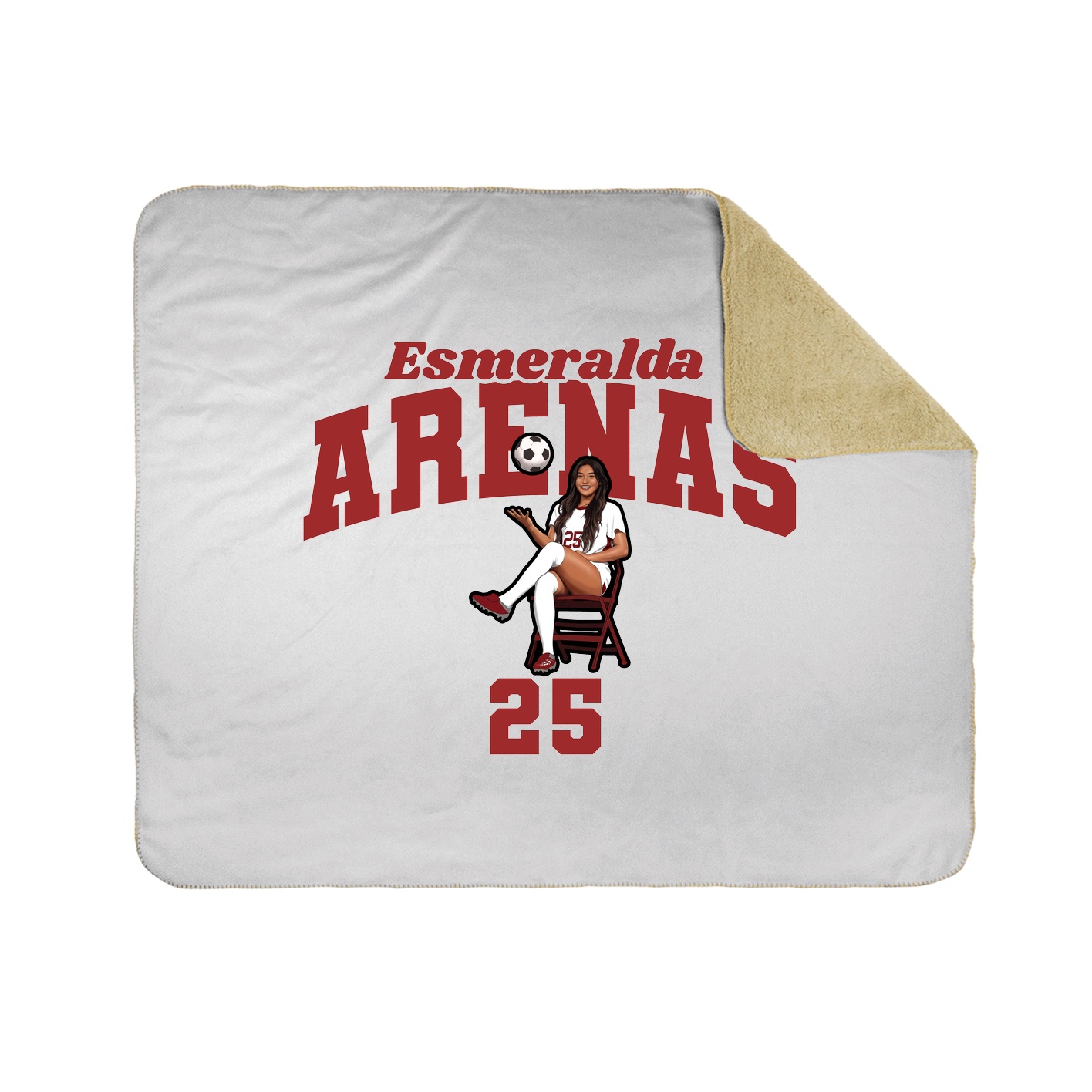 Throw Blanket — Signature Arch in White