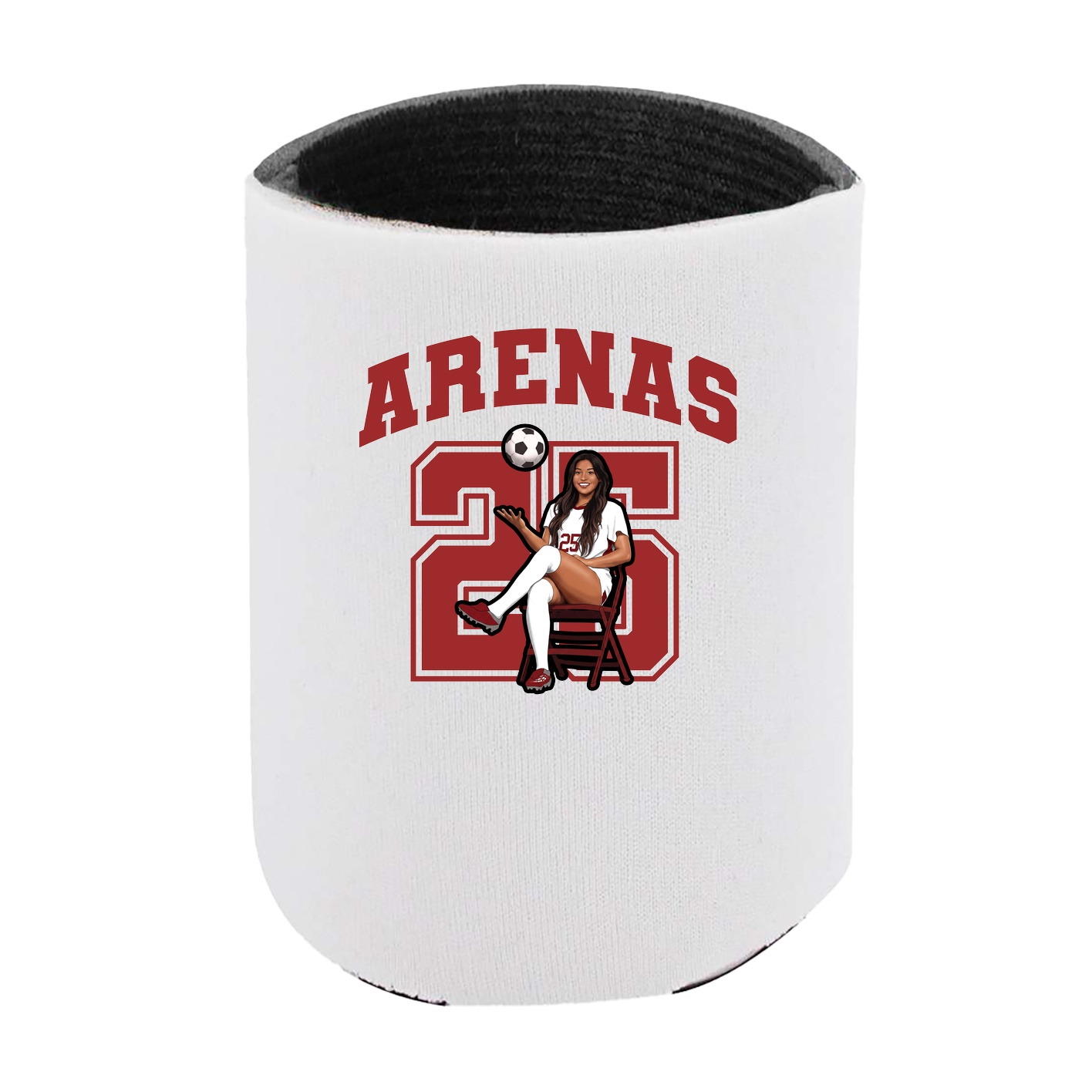 Can Holder — Number in White