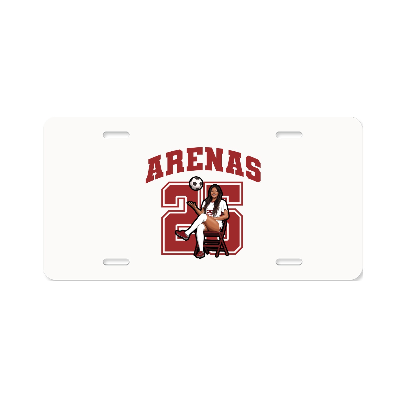 License Plate — Number in Classic