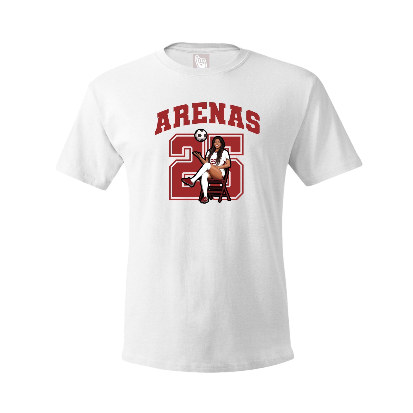 Tee — Number in White