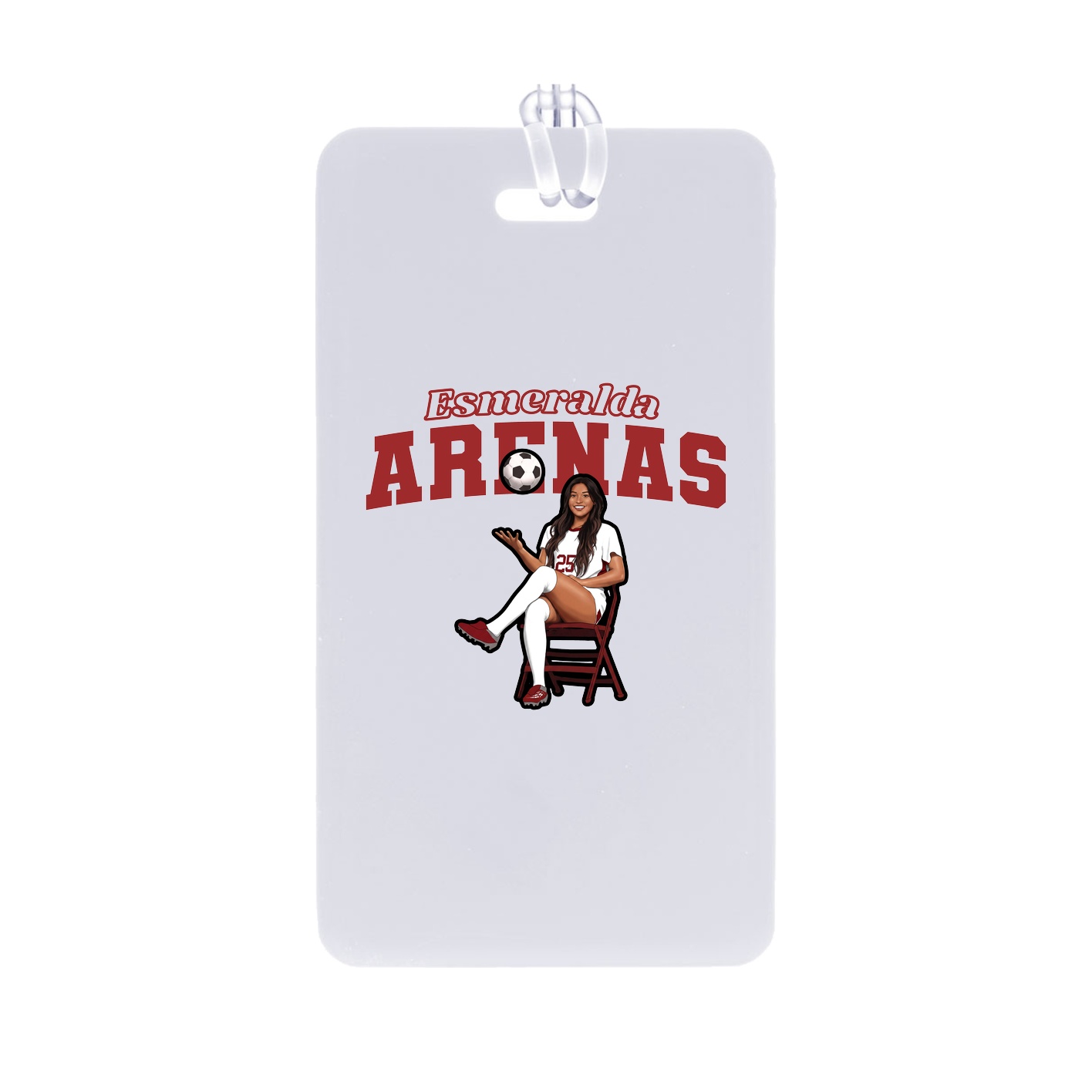 Bag Tag — Name Arch in Classic