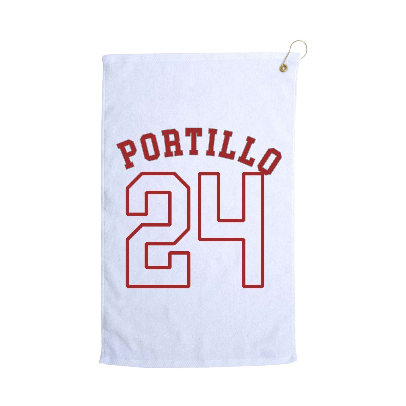 Golf Towel — Shirsey Arch in White