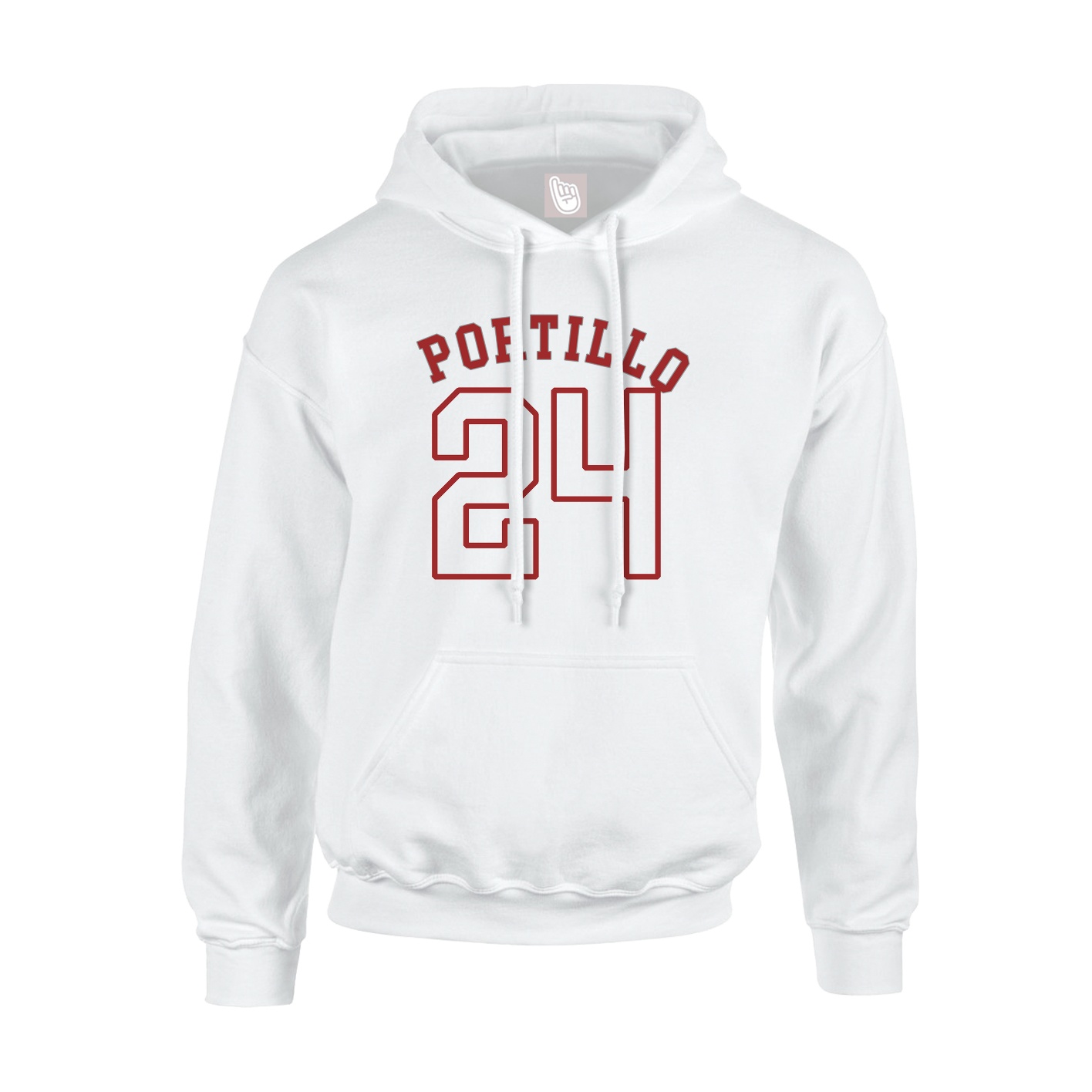Hoodie — Shirsey Arch in White