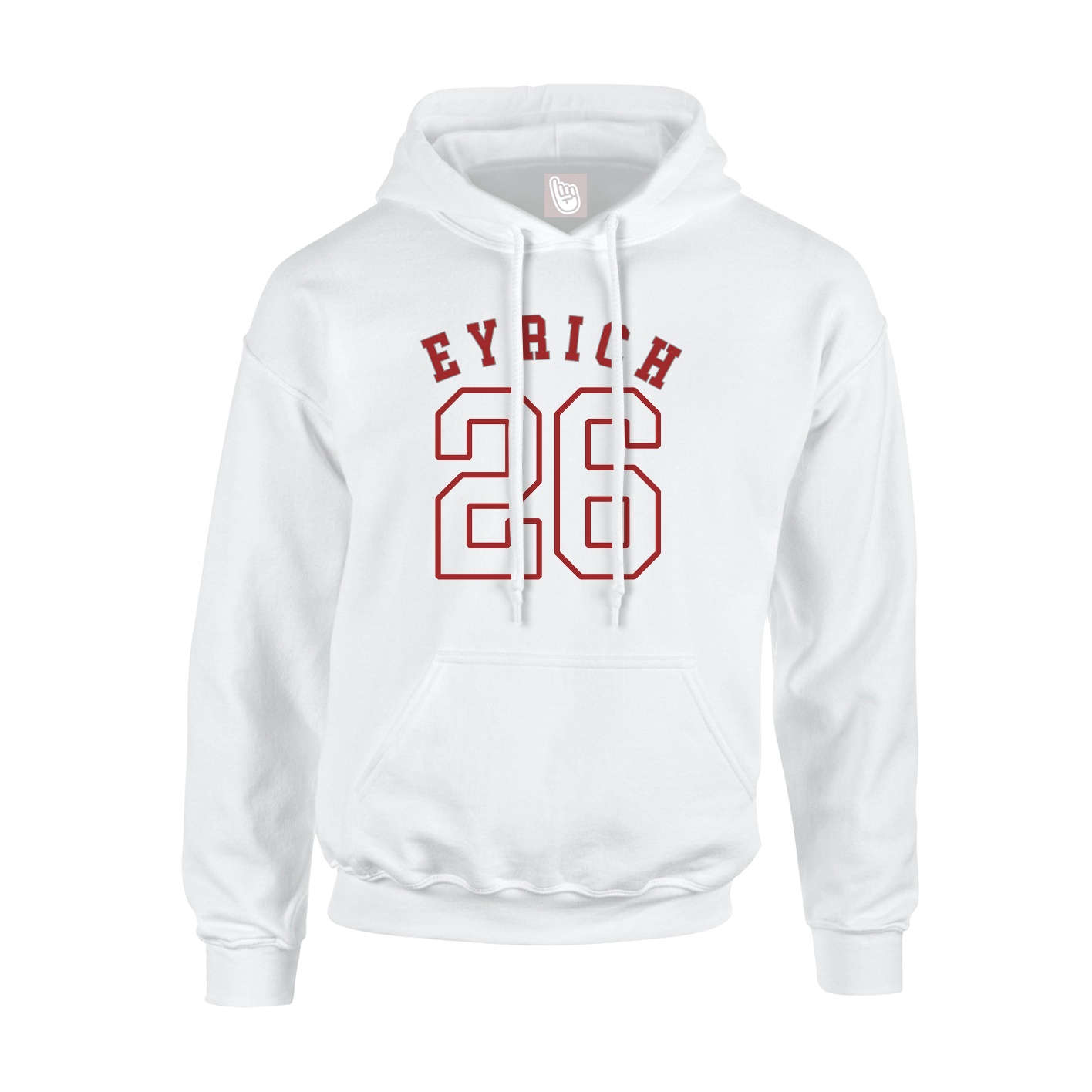 Hoodie — Shirsey Arch in White