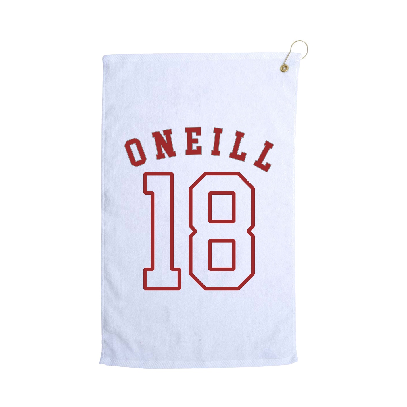 Golf Towel — Shirsey Arch in White