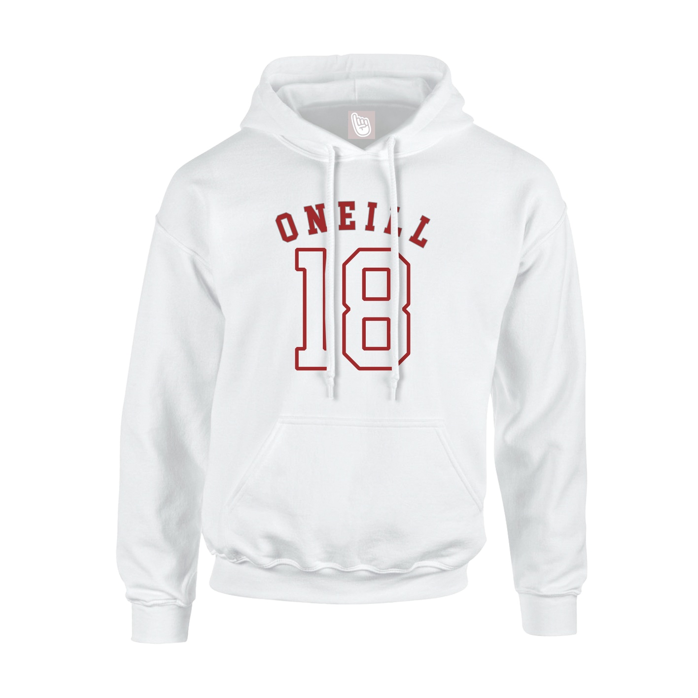 Hoodie — Shirsey Arch in White