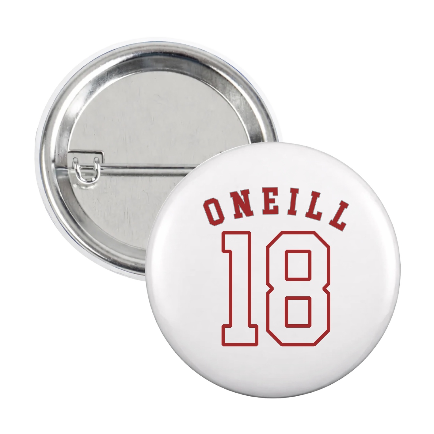 Game Day Button — Shirsey Arch in White
