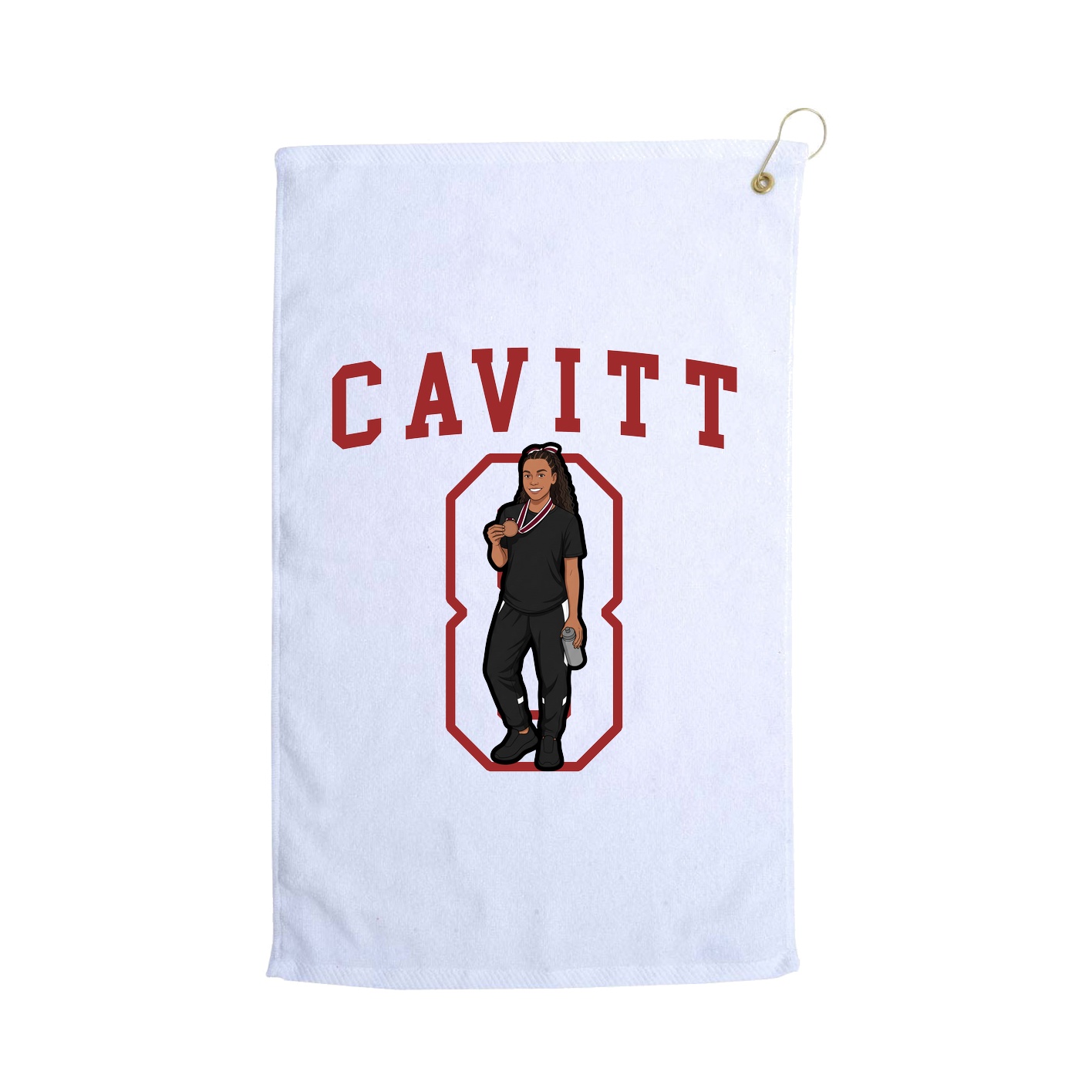Golf Towel — Shirsey in White