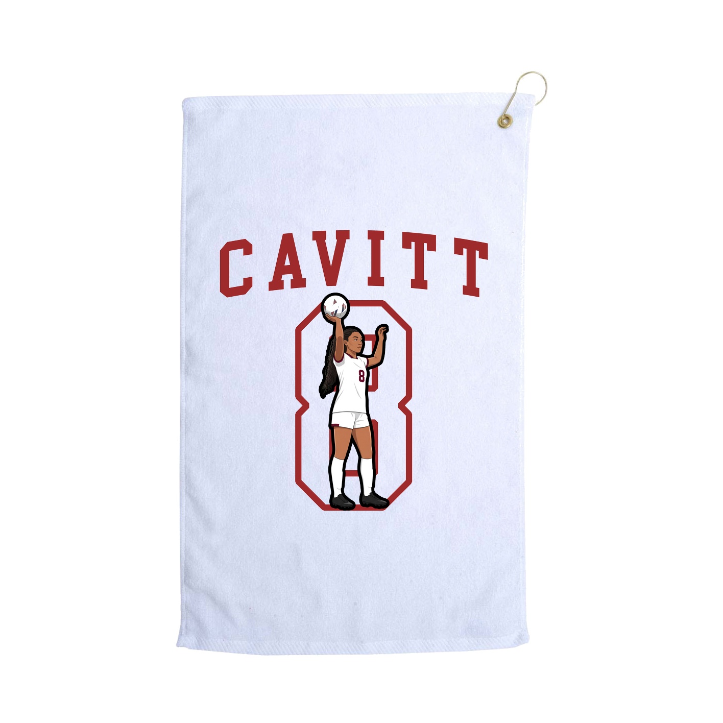 Golf Towel — Shirsey in White